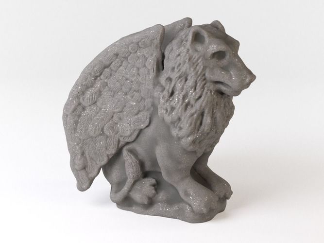 Gargoyle lion 3D model