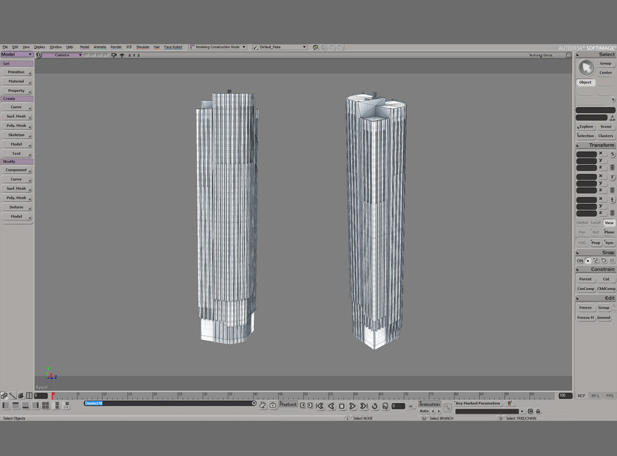 Kings Reach Tower London Low-poly 3D model_18