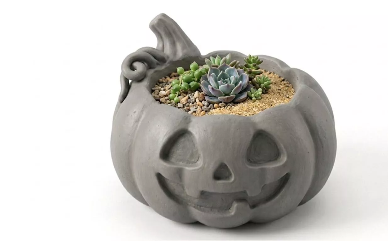 Pumpkin planter 3D print model