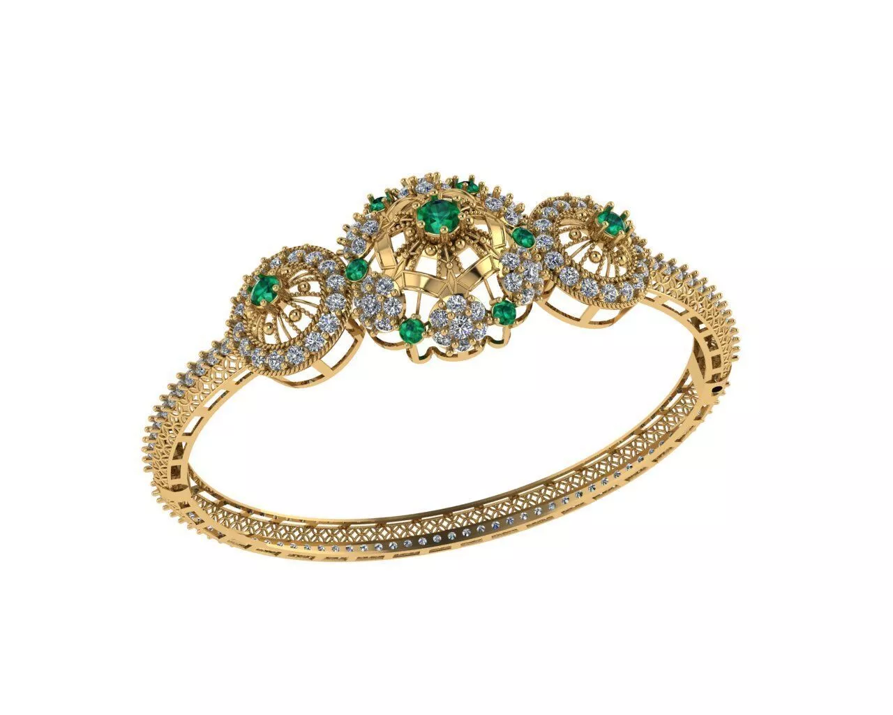 Indian Traditional Bracelets 3D print model
