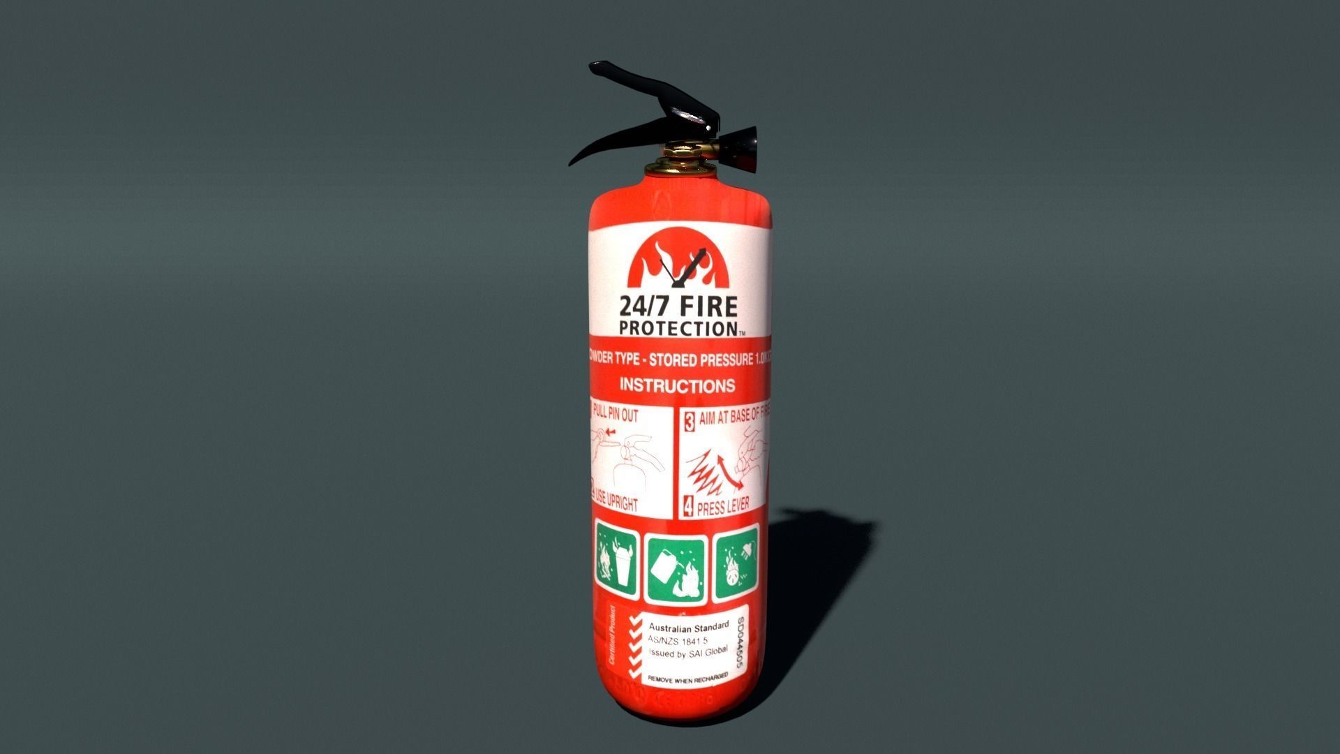 FIRE EXTINGUISHER 3D model