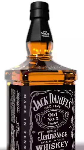 Jack Daniels Bottle 3D model