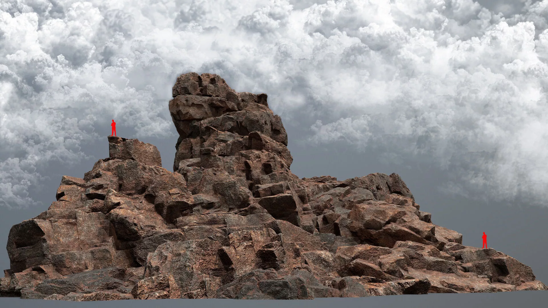 Arizona Desert Rocks Low-poly 3D model