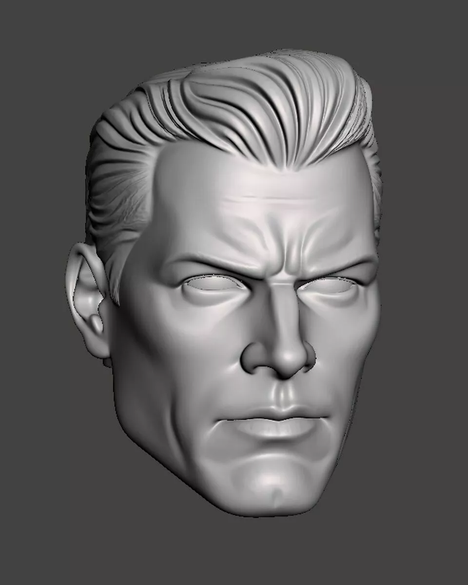 Shazam Captain Marvel headsculpt head sculpt 3D print model