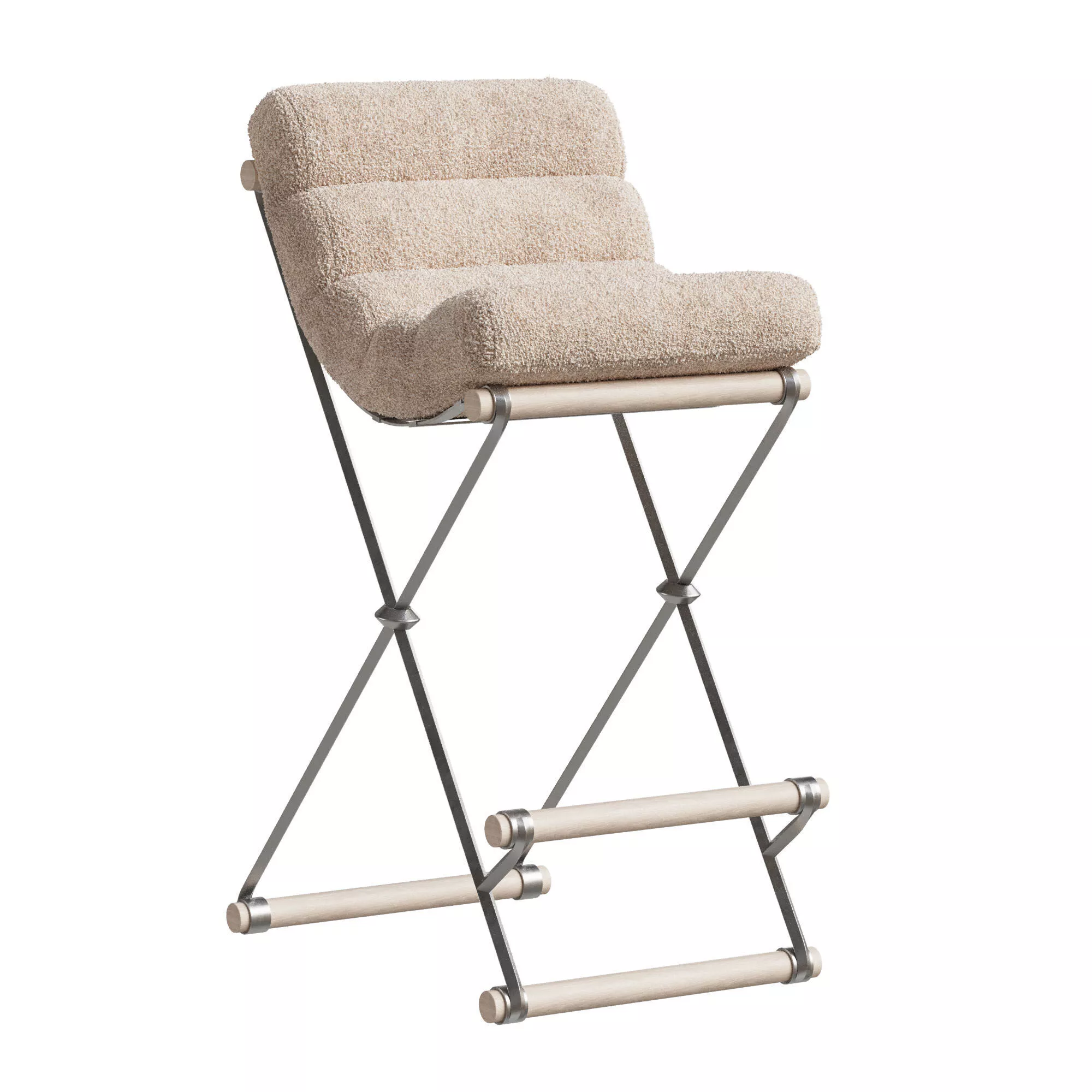 The Iron and Rolled Stool 3D model