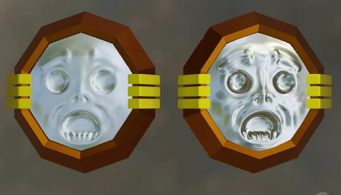 zelda shield majora mask mirror 3D print model