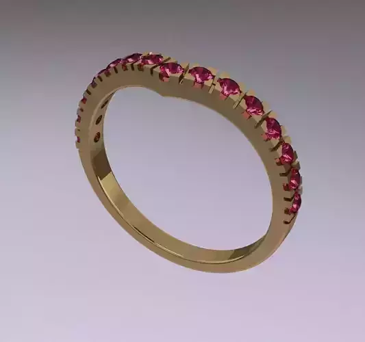 V diamond ring