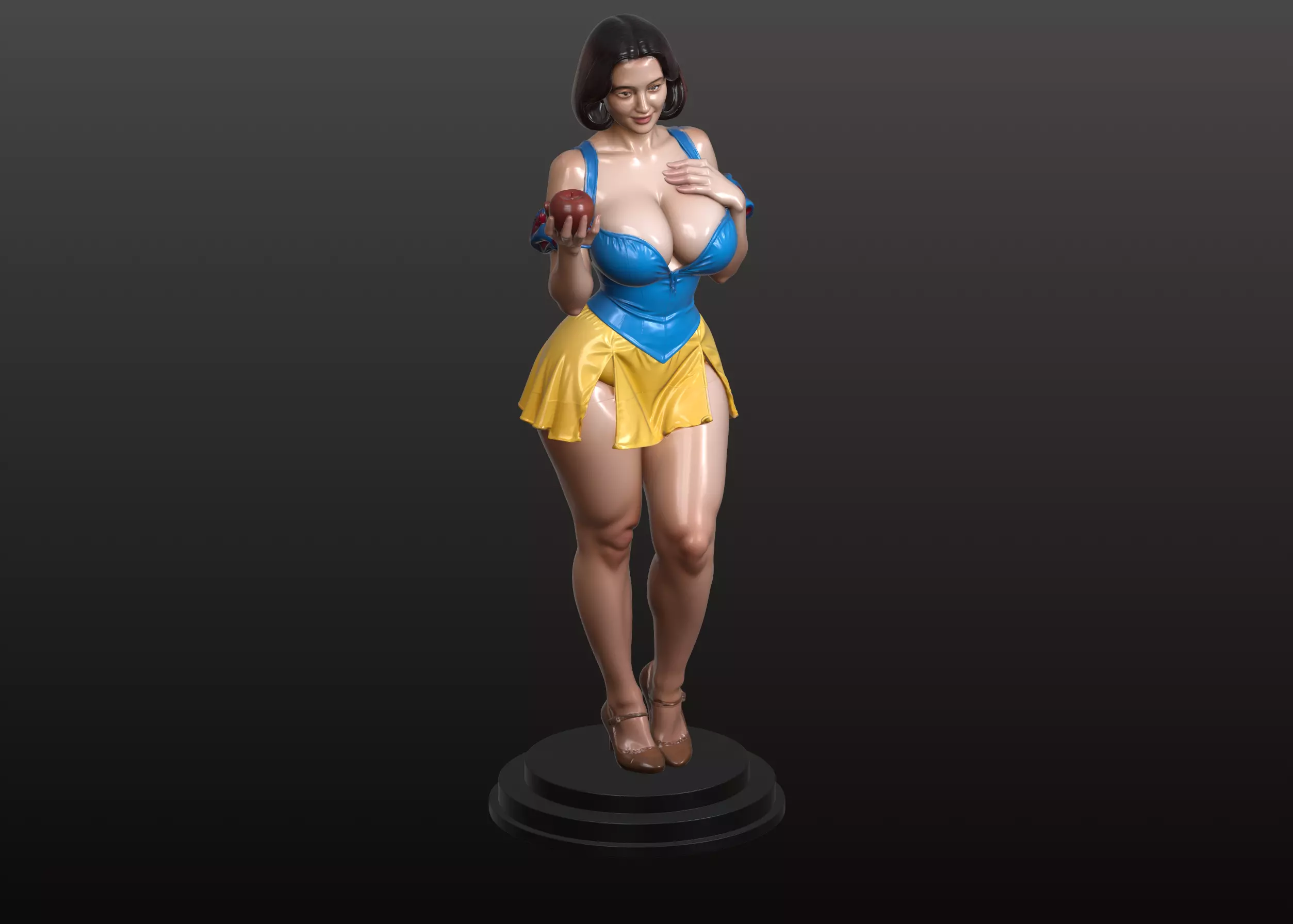 Fairy Tale Princess Figurine 3D print model