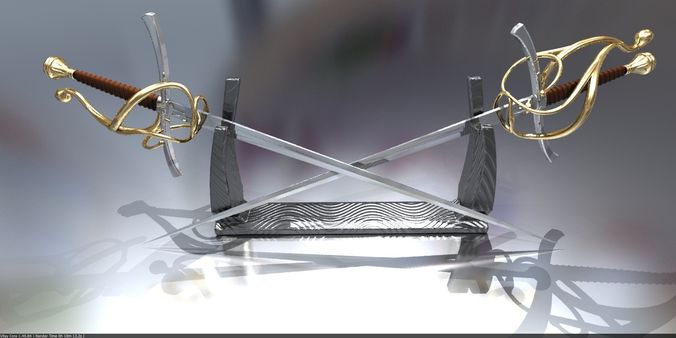RAPIER SABER 3D print model