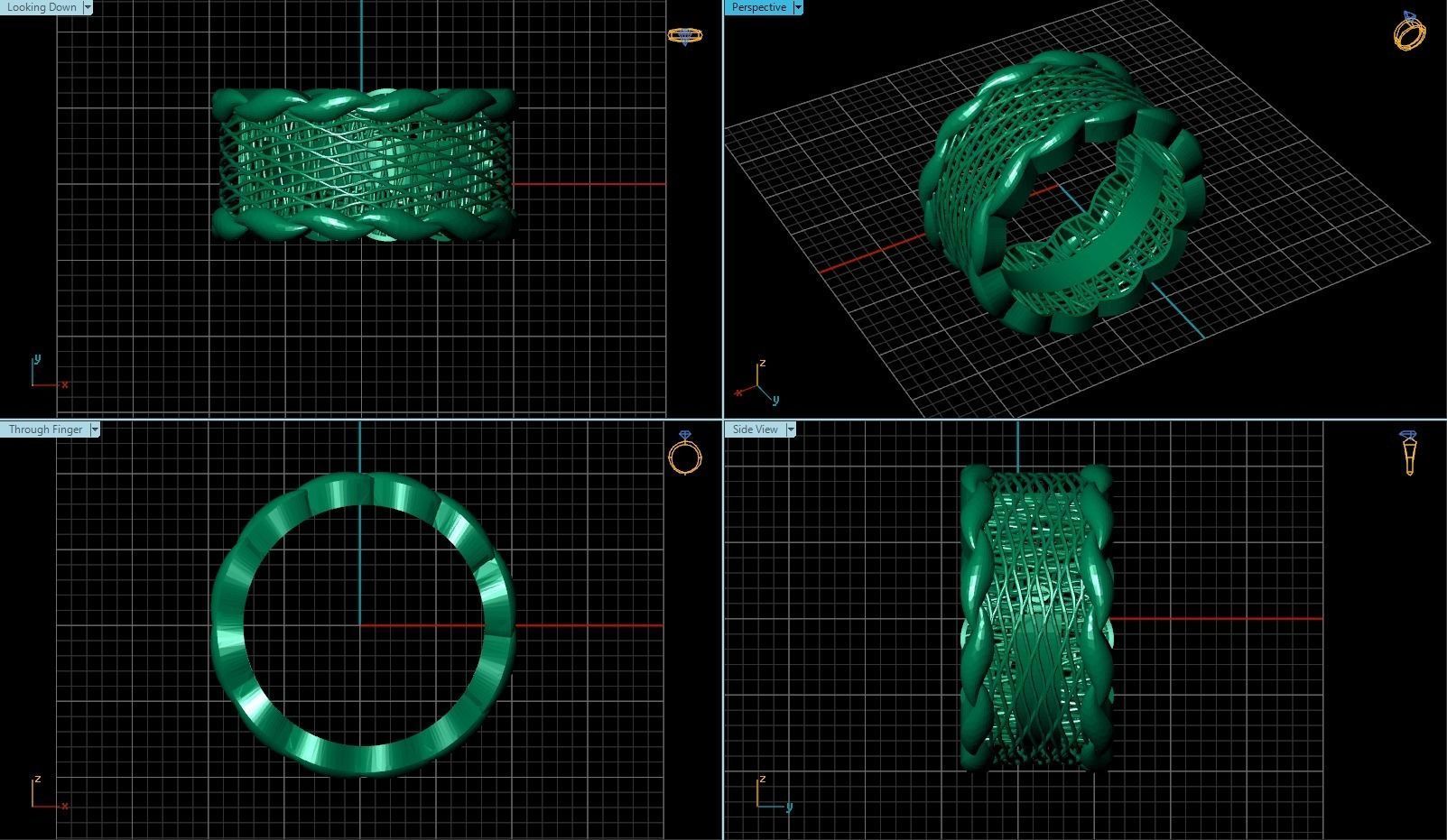 Ring ultra vision a1-10-12 3D print model_4