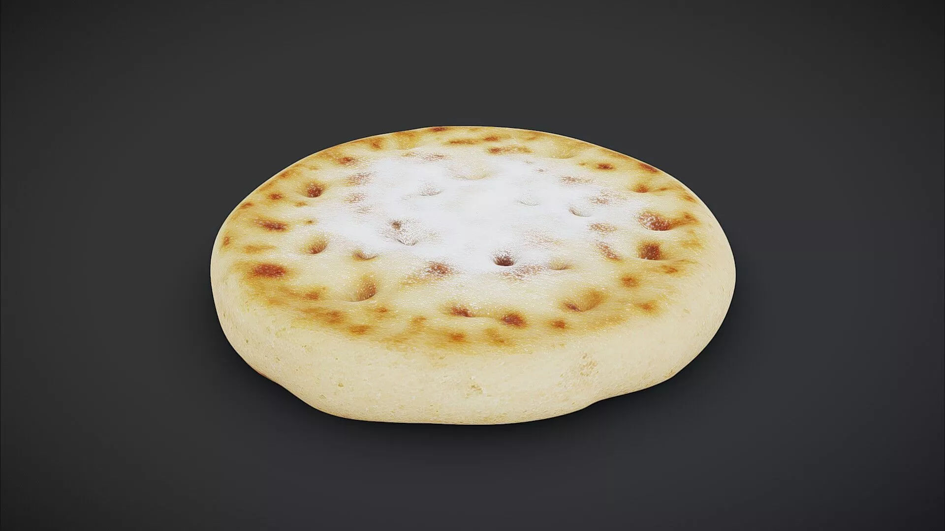 Ohrarieska - Nordic Gridded Slate Bread 3D model