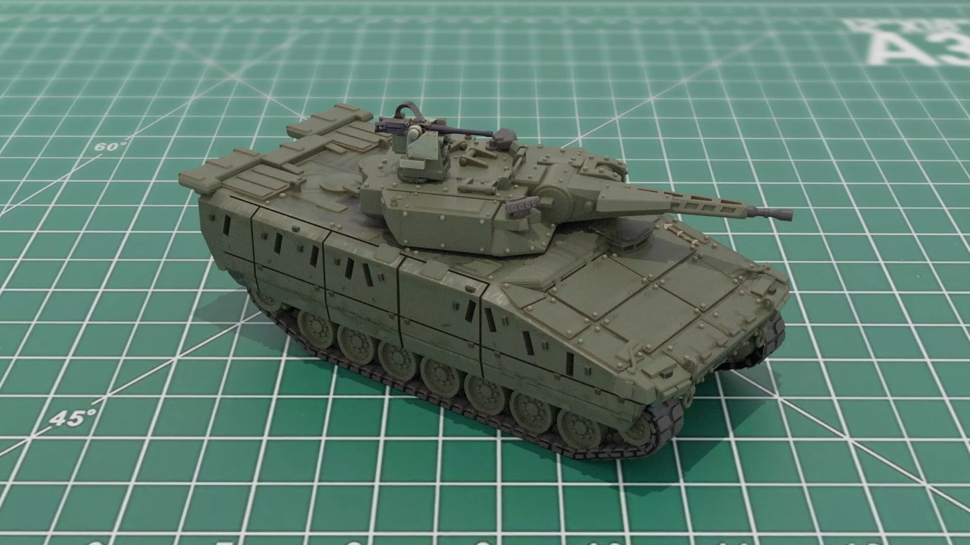 XM30 Lynx Infantry Fighting Vehicle 3D Print Model File Kf41 3D print model