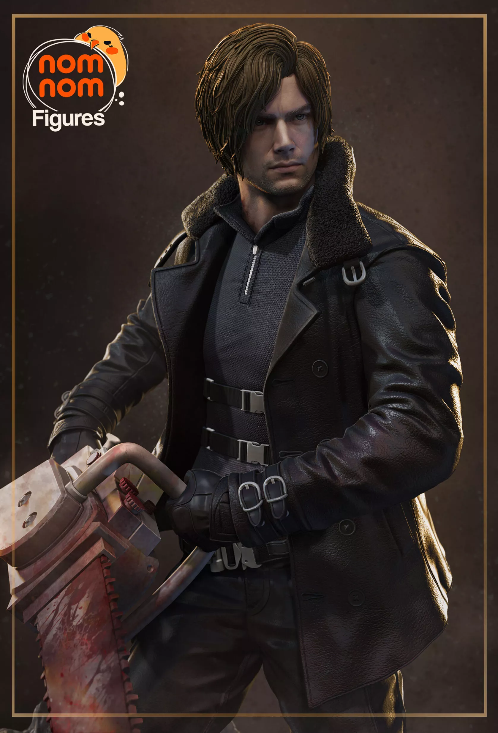 Leon S Kennedy - Resident Evil 3D print model