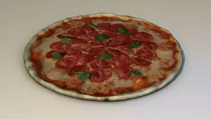 Pizza pepperoni 3D model