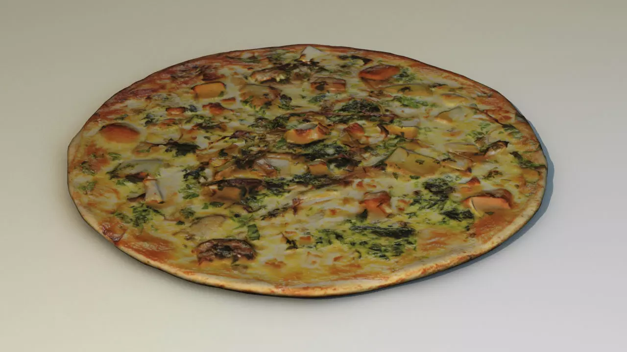 Pizza 3D model_0
