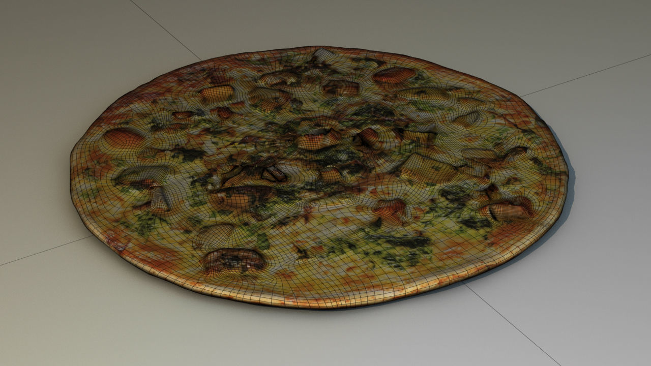 Pizza 3D model_1