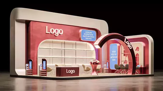 Exhibition Stand 3D model