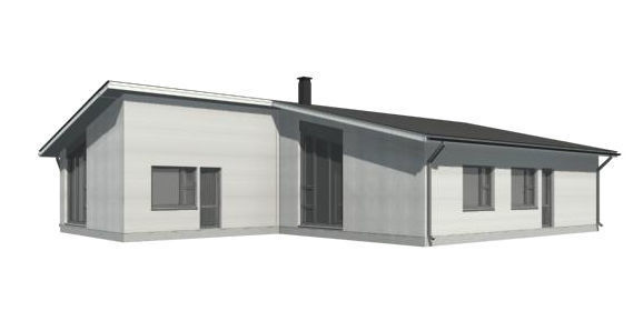 Single Family House  3D model_1