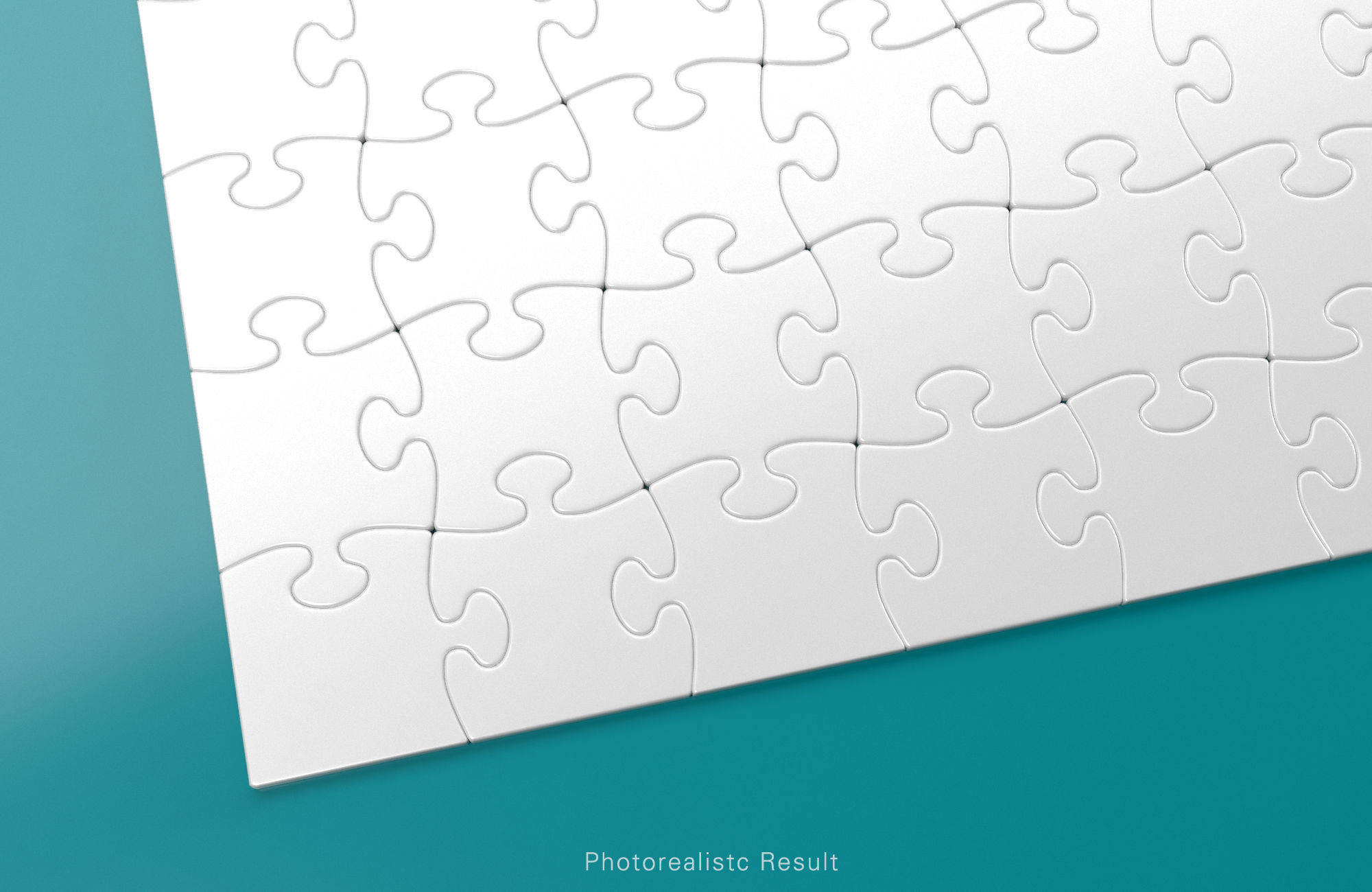 Puzzle Modular Pieces 3D model_1