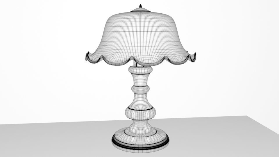 Table Lamp 3D model_1