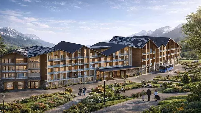 Hotel 3D model