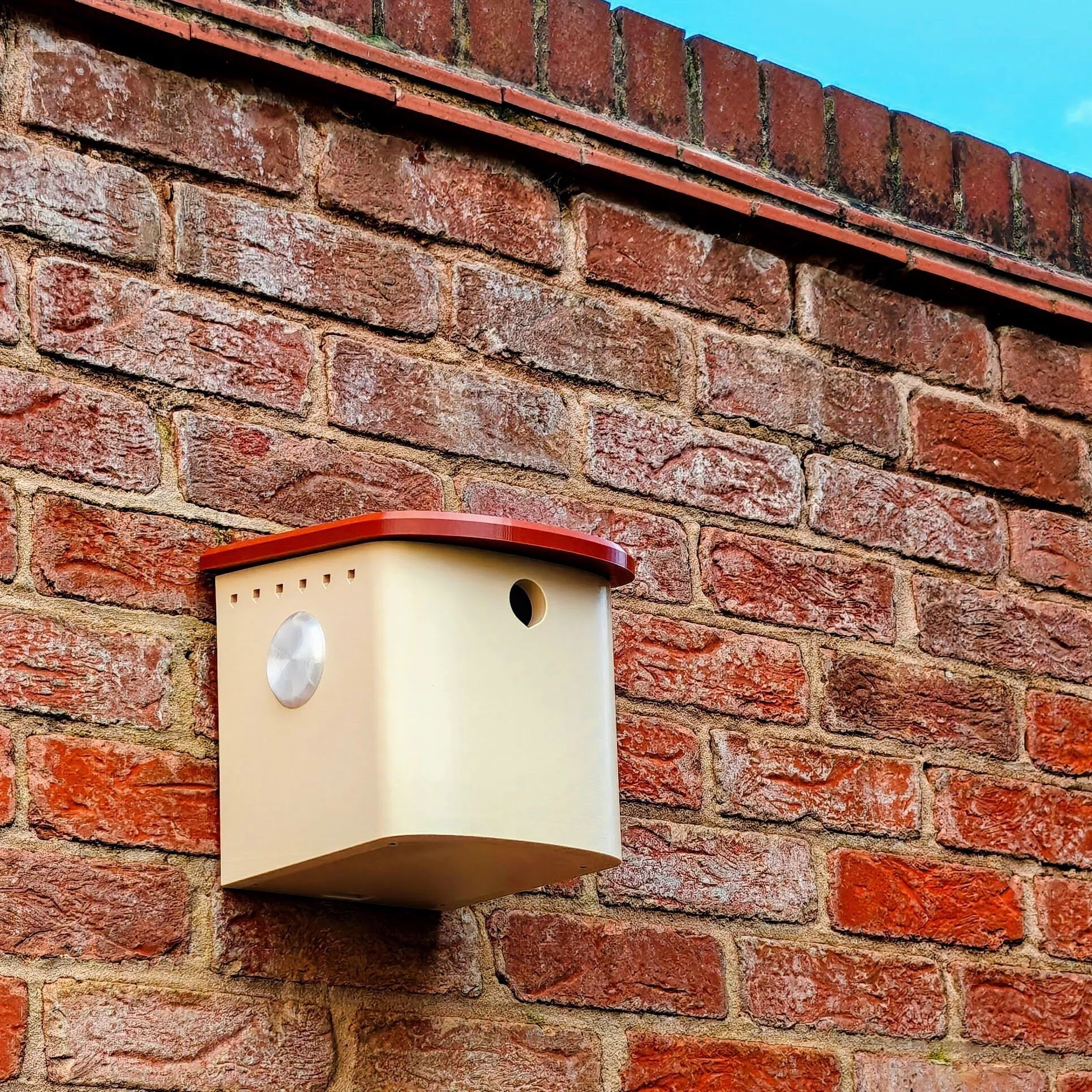 Bird nesting box for multiple species modular entrance holes 3D print model
