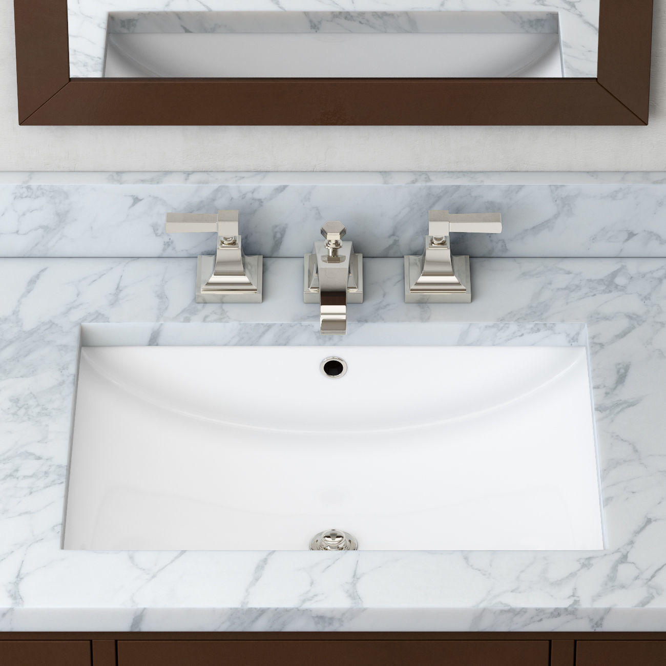 RH Hutton single floating vanity espresso 3D model_5