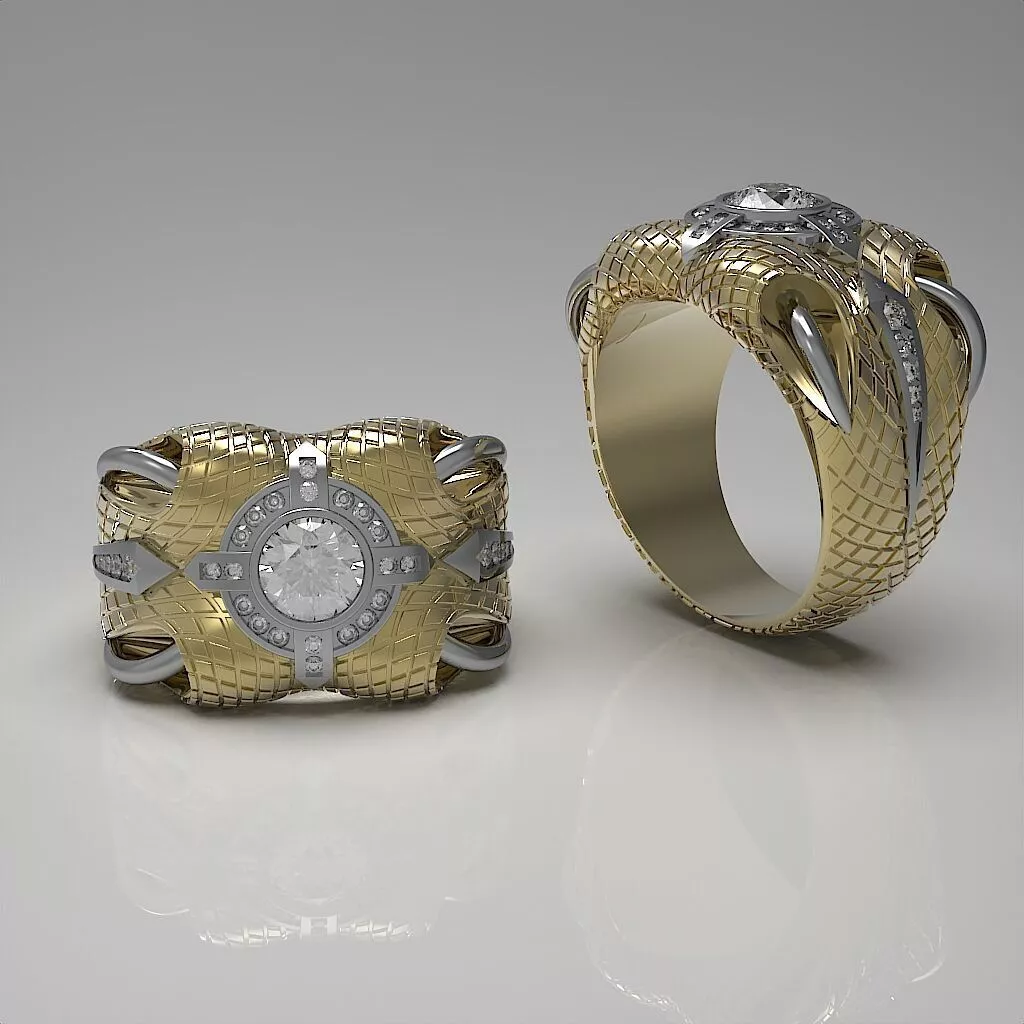 Mens ring 3D print model
