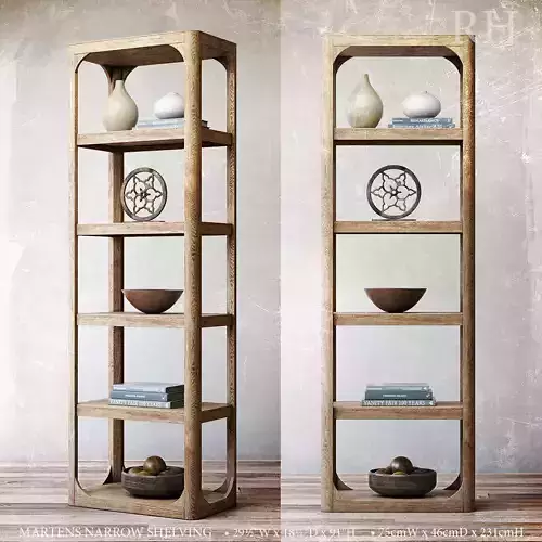 RH Martens narrow shelving