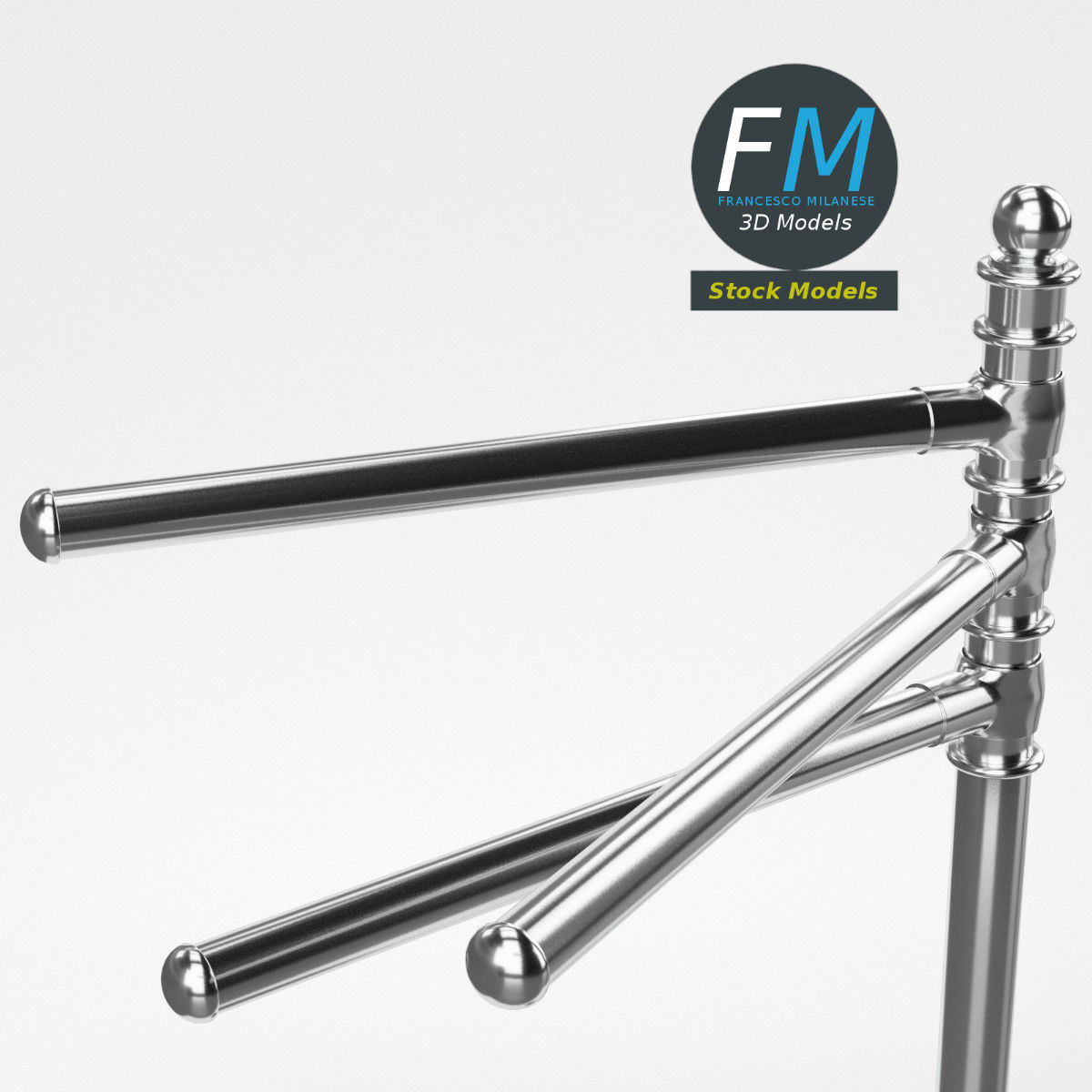 Towel stand 1 3D model_5