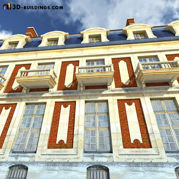 Building Facades BUNDLE Low-poly 3D model_37