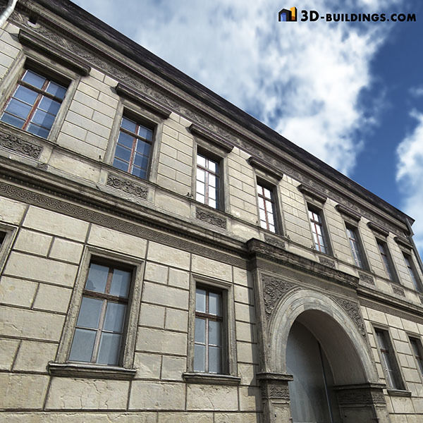 Building Facades BUNDLE Low-poly 3D model_25