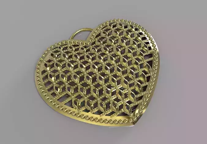 heart pendant for 3d printer