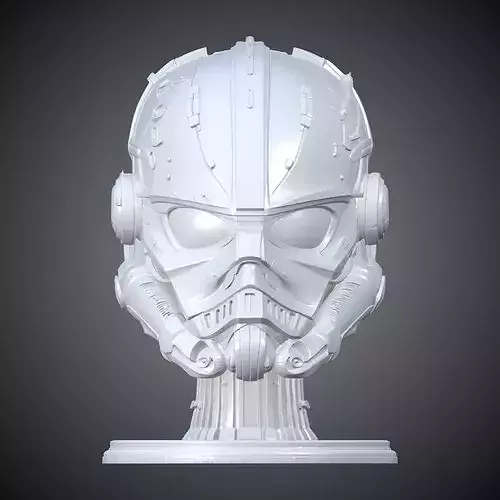 Sci-Fi Stormtrooper Inspired Helmet Bust PM-452