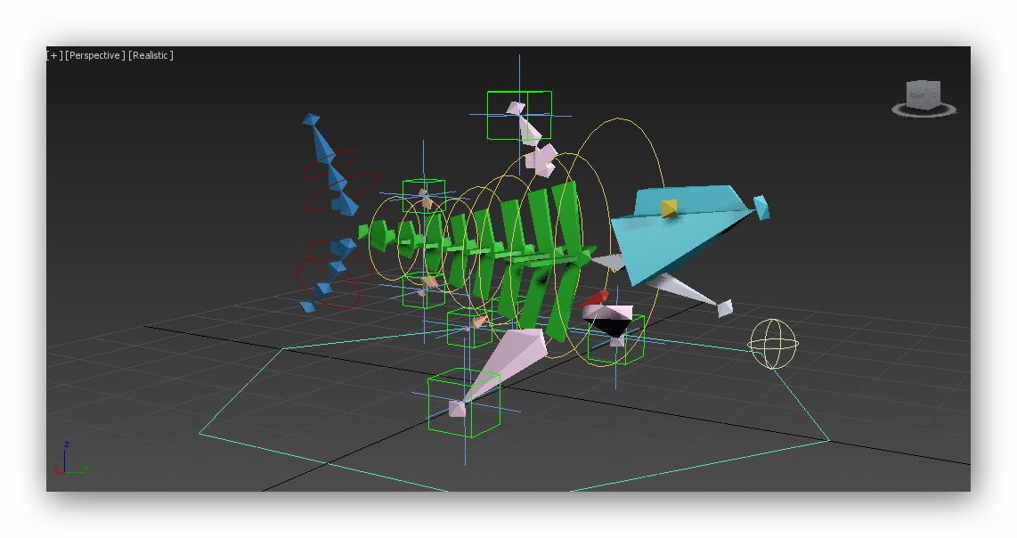 cartoon rigged characters Low-poly 3D model_28