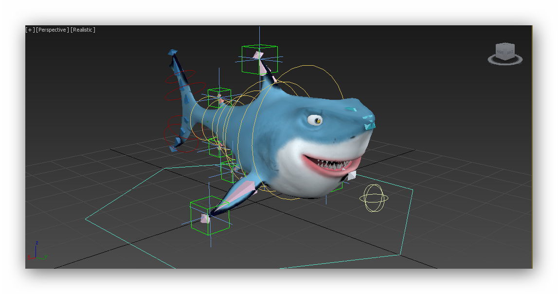 cartoon rigged characters Low-poly 3D model_27