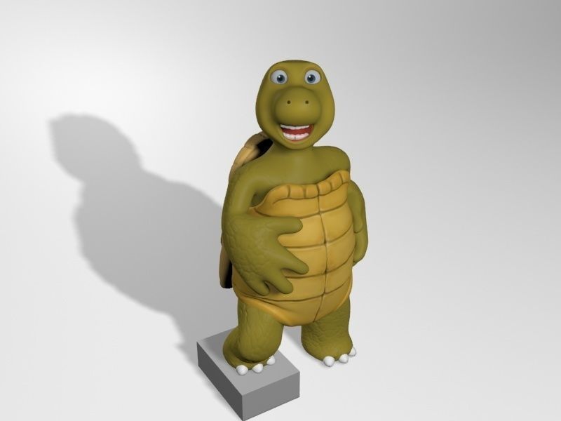 cartoon rigged characters Low-poly 3D model_2