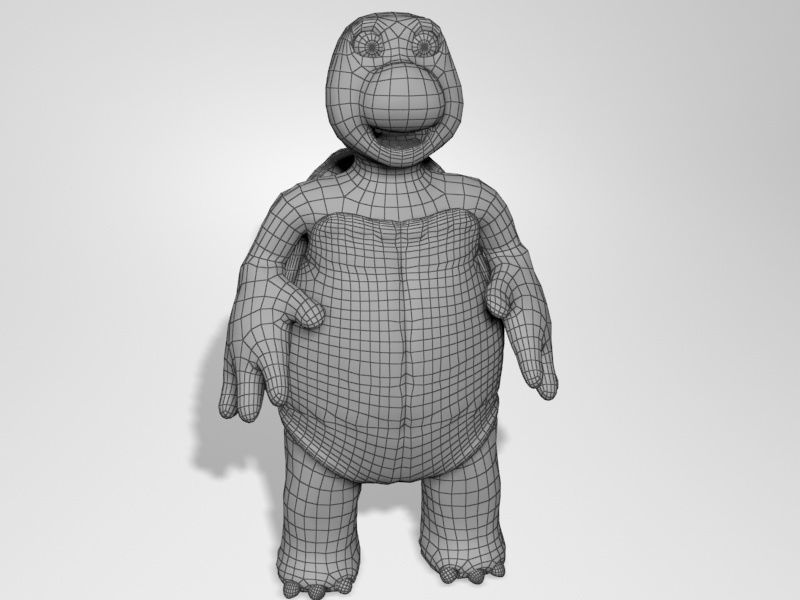 cartoon rigged characters Low-poly 3D model_6