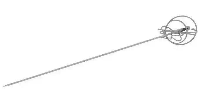 Rapier Sword Low-poly 3D model