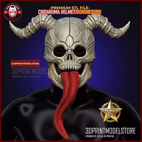 Dorohedoro Chidaruma Helmet - Halloween Cosplay Skeletor Mask