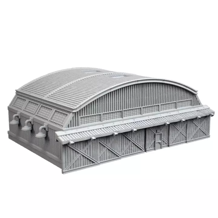 Hangar 3D Print STL Miniature RPG 3D print model