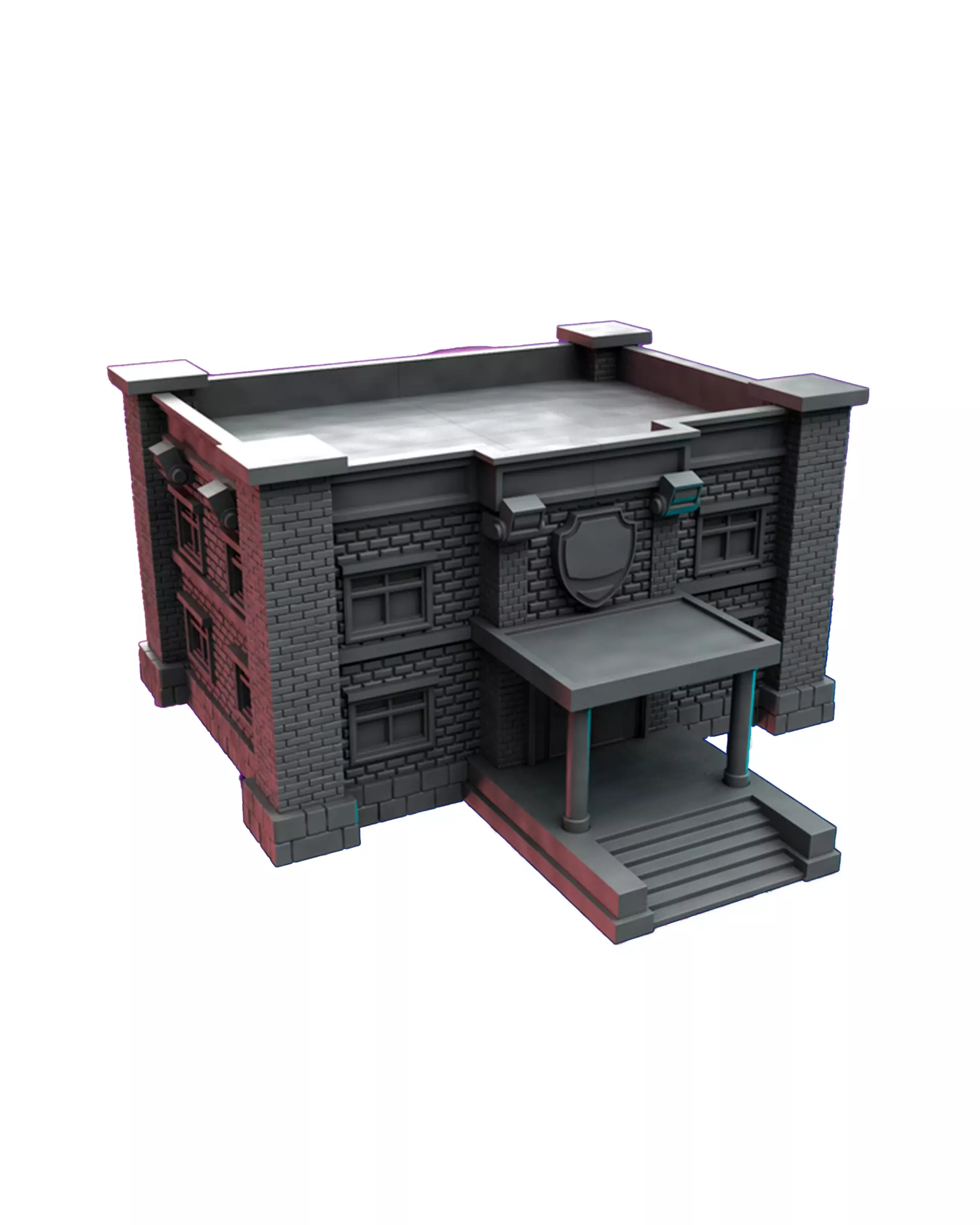 Policebuilding 3D Print STL Miniature RPG 3D print model