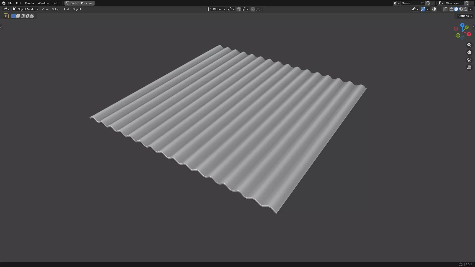 Tin Sheet Wave Texture 3D print model