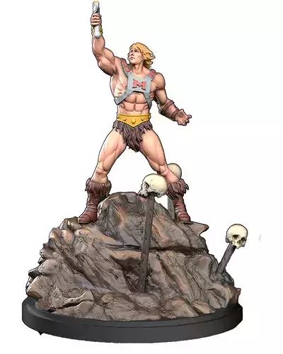 He Man 3D Print STL Miniature RPG
