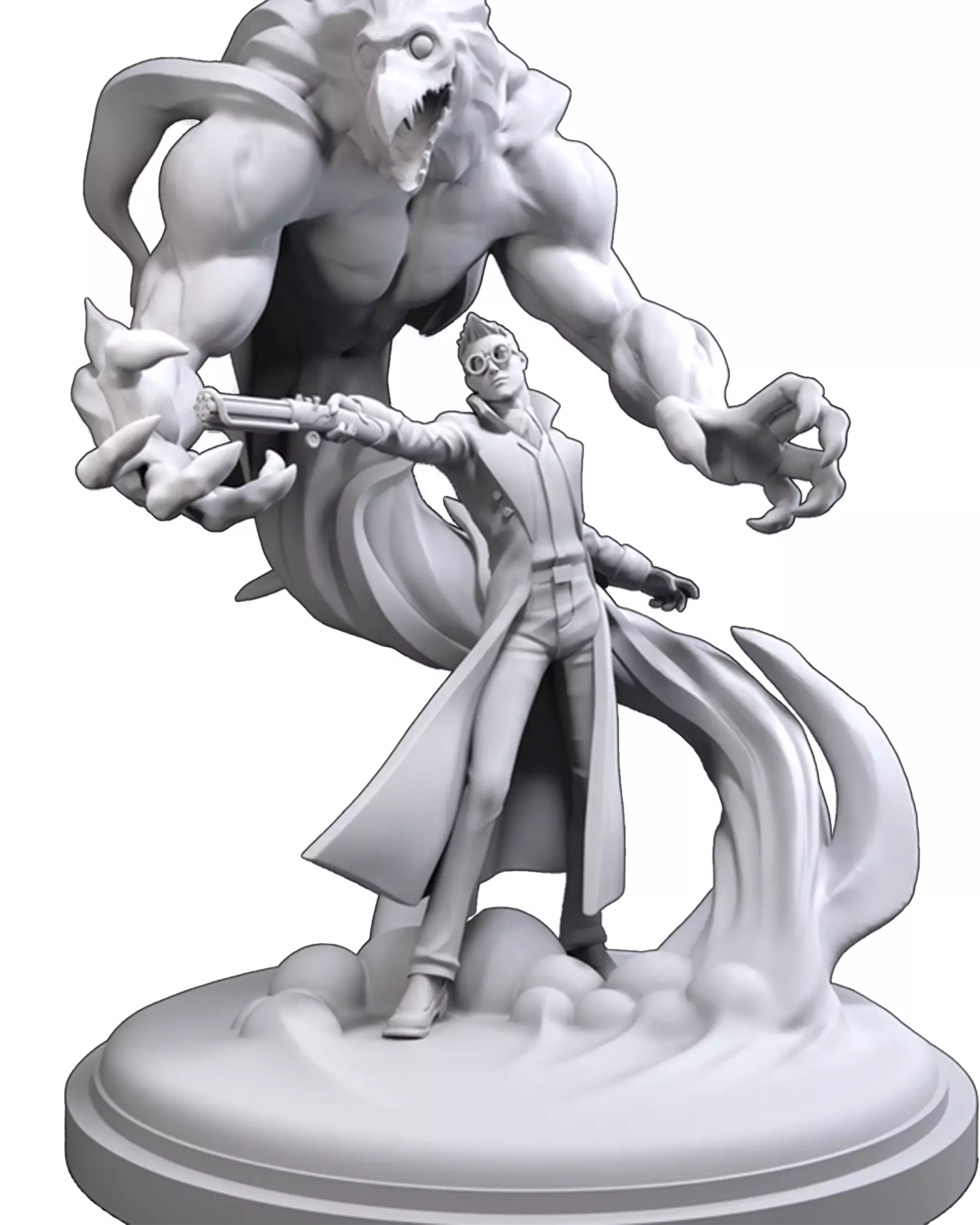 Percy Vox Machina 3D Print STL Miniature RPG 3D print model