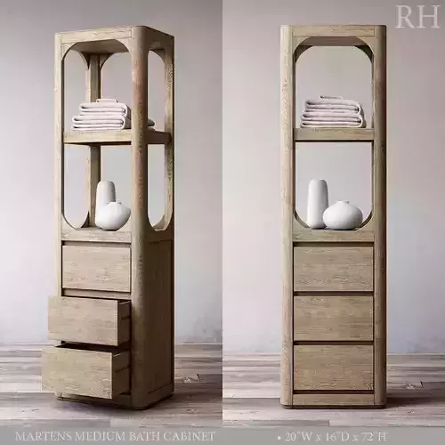 RH MARTENS MEDIUM BATH CABINET