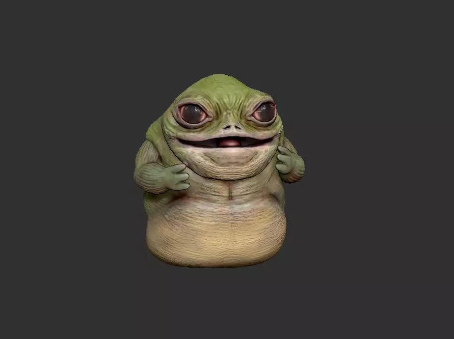 baby rotta the hutt live action 3D print model