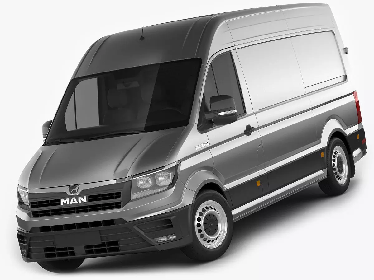 MAN TGE panel van L1H2 3D model_0