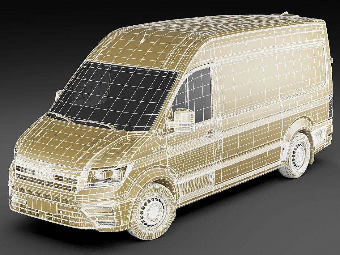 MAN TGE panel van L1H2 3D model_18
