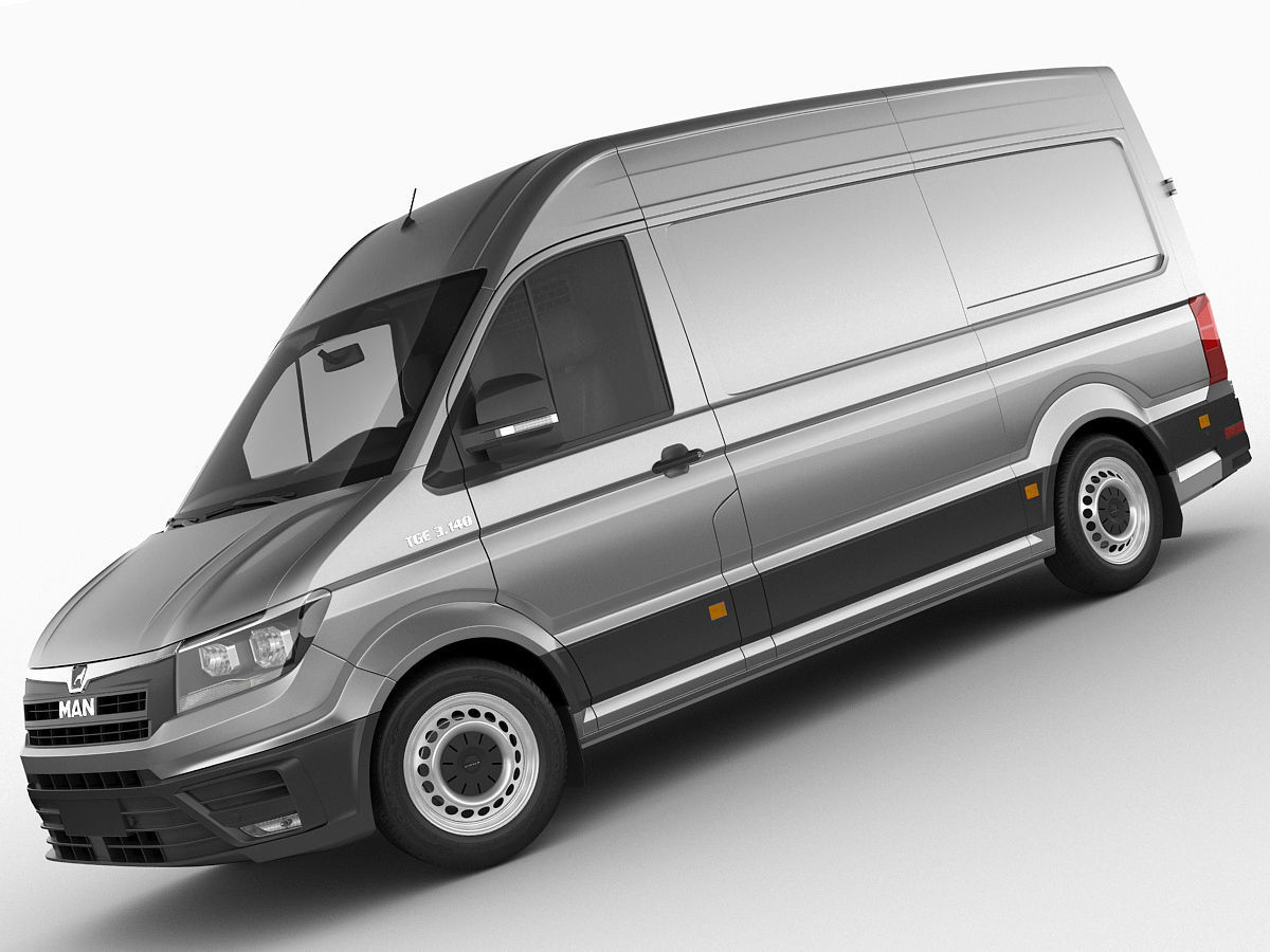 MAN TGE panel van L1H2 3D model_8